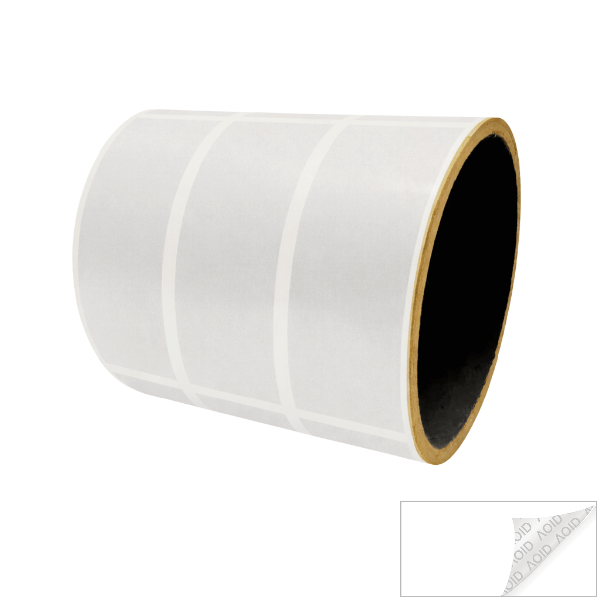 250 Clear No Residue Tamper-Evident Security Labels TamperGuard® Seal Sticker, Rectangle 2.75" x 1" (70mm x 25mm).