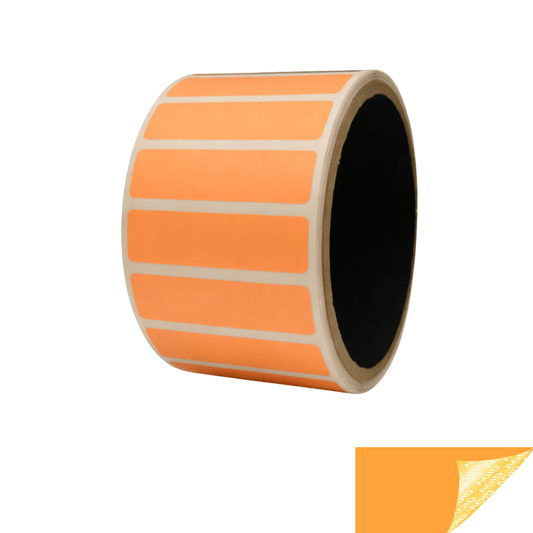 5,000 Orange No Residue Tamper-Evident Security Labels TamperGuard® Seal Sticker, Rectangle 2" x 0.5" (51mm x 13mm)