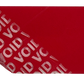 250 Red No Residue Tamper-Evident Security Labels TamperGuard® Seal Sticker, Rectangle 2" x 1" (51mm x 25mm).