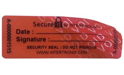 10,000 Secure.It Red Stickers No Residue Tamper-Evident Stickers -Tamper Proof Stickers -Security Seal -Tamper Resistant Labels TamperGuard®  -Quality Control TamperGuard®  -Unique Sequential Numbers.