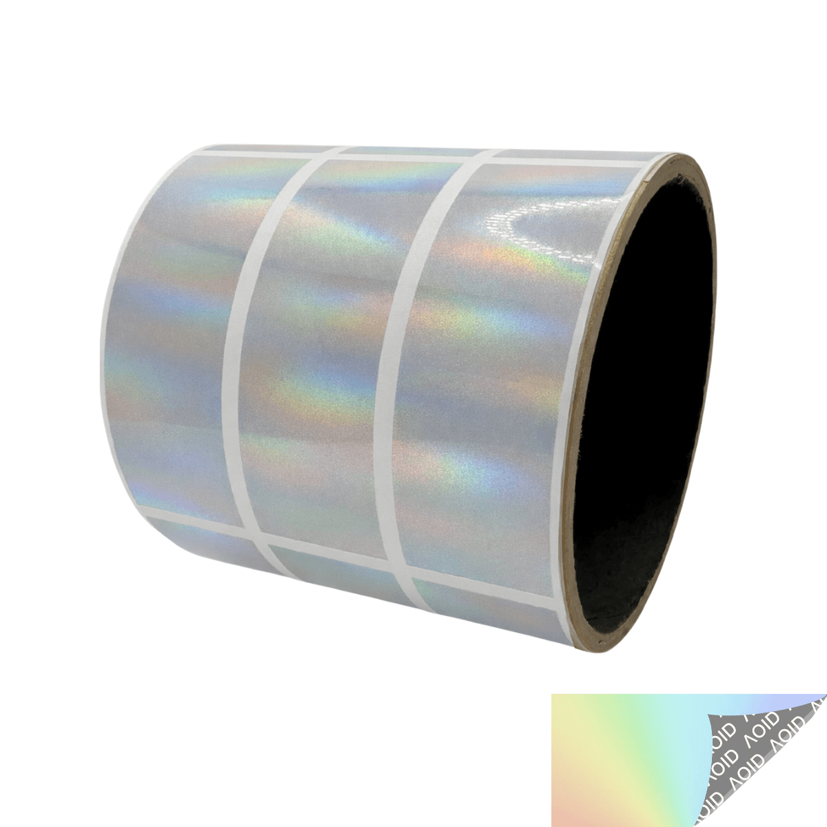 250 Rainbow No Residue Tamper-Evident Security Labels TamperGuard® Seal Sticker, Rectangle 2.75" x 1" (70mm x 25mm).