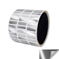 5,000 Silver Bright TamperGuard® Tamper Evident Security Label Seal Sticker Non Residue, Rectangle 0.75" x 0.25" (19mm x 6mm).