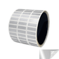 250 Silver Matte TamperGuard® Tamper Evident Security Label Seal Sticker Non Residue, Rectangle 0.75" x 0.25" (19mm x 6mm).