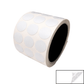 500 White No Residue Tamper-Evident Security Labels TamperGuard® Seal Sticker, Round/ Circle 0.75" diameter (19mm).