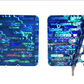 5,000 Blue Tamper Evident Holographic Security Label Seal Sticker, Square 1" x 1" (25mm x 25mm)