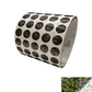 250 Black Tamper Evident Holographic Security Round Label Seal Sticker, Round/ Circle 0.5" diameter (13mm).