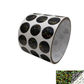 250 Black Tamper Evident Holographic Security Round Label Seal Sticker, Round/ Circle 0.75" diameter (19mm).