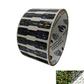 1,000 Black Tamper Evident Holographic Security Label Seal Sticker, Dogbone 1.75" x 0.375" (44mm x 9mm)