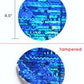 250 Blue Tamper Evident Holographic Security Round Label Seal Sticker, Round/ Circle 0.5" diameter (13mm).