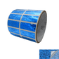 250 Blue Tamper Evident Holographic Security Label Seal Sticker, Rectangle 1.5" x 0.6" (38mm x 15mm).