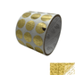 250 Gold Tamper Evident Holographic Security Round Label Seal Sticker, Round/ Circle 0.75" diameter (19mm).