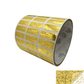 250 Gold Tamper Evident Holographic Security Label Seal Sticker, Rectangle 1" x 0.375" (25mm x 9mm).