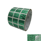 2,000 Green Tamper Evident Holographic Security Label Seal Sticker, Rectangle 0.75" x 0.6" (19mm x 15mm).