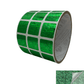 250 Green Tamper Evident Holographic Security Label Seal Sticker, Square 0.75" (19mm).