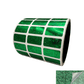 250 Green Tamper Evident Holographic Security Label Seal Sticker, Rectangle 1" x 0.5" (25mm x 13mm).