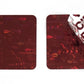 500 Red Tamper Evident Holographic Security Label Seal Sticker, Square 1" x 1" (25mm x 25mm)
