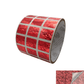 250 Red Tamper Evident Holographic Security Label Seal Sticker, Rectangle 0.75" x 0.6" (19mm x 15mm).