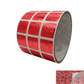 500 Red Tamper Evident Holographic Security Label Seal Sticker, Square 0.75" (19mm).
