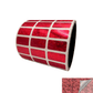 500 Red Tamper Evident Holographic Security Label Seal Sticker, Rectangle 1" x 0.5" (25mm x 13mm).