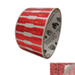 250 Red Tamper Evident Holographic Security Label Seal Sticker, Dogbone 1.75" x 0.375" (44mm x 9mm)