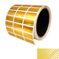 250 TamperVoidPro® Bright Gold Metallic Tamper-Evident Security Labels Seal Sticker, Rectangle 1" x 0.5" (25mm x 13mm).