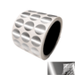 250 TamperVoidPro® Metallic Silver Chrome Tamper-Evident Security Labels Seal Sticker, Round/ Circle 0.75" diameter (19mm).