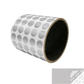 250 TamperVoidPro® Silver Matte Tamper-Evident Security Labels Seal Sticker, Round/ Circle 0.5" diameter (13mm).