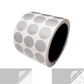 500 TamperVoidPro® Silver Matte Tamper-Evident Security Labels Seal Sticker, Round/ Circle 0.75" diameter (19mm).