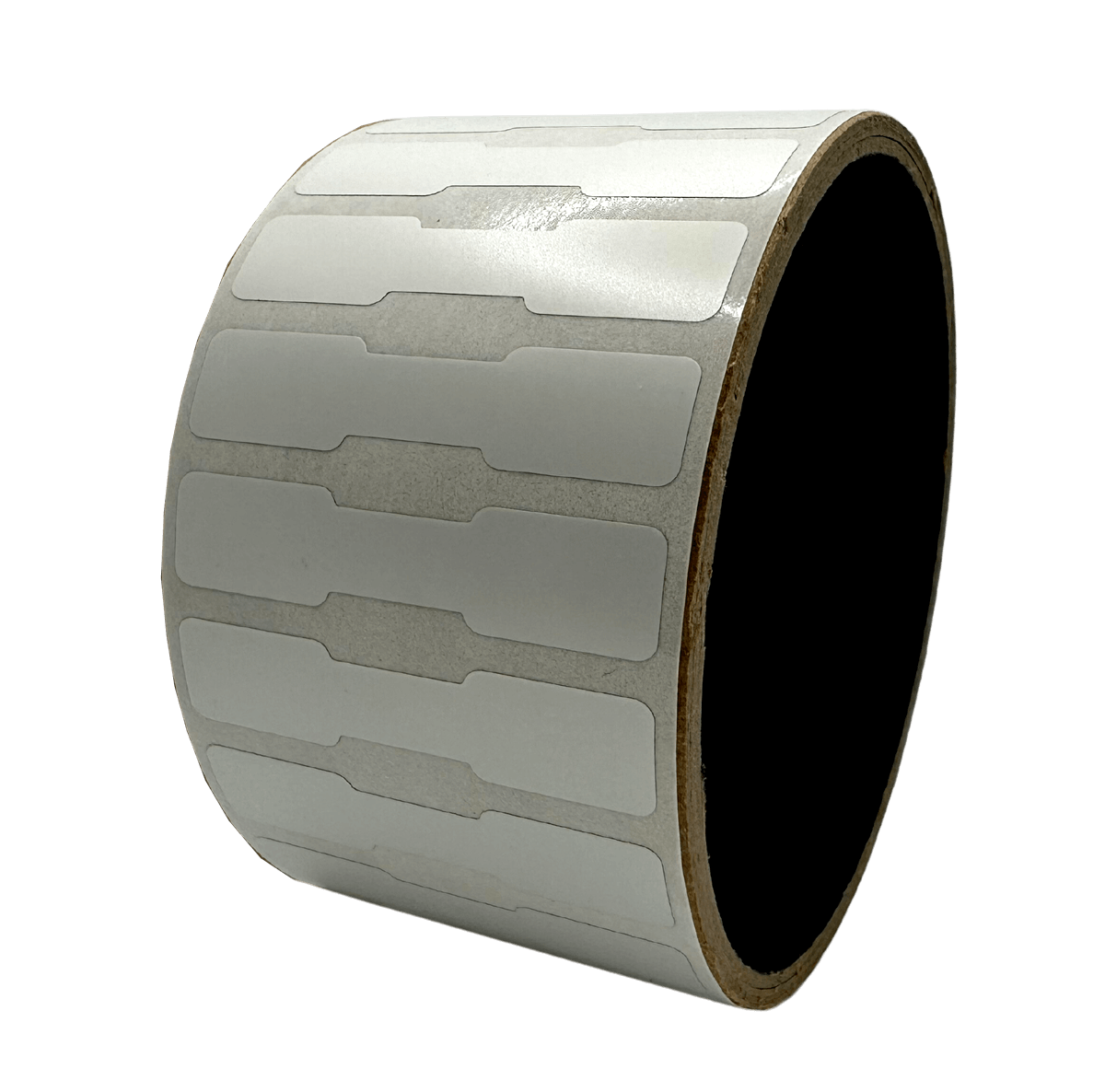 2,000 TamperVoidPro¬Æ Silver Matte Tamper-Evident Security Labels Seal Sticker, Dogbone Shape Size 1.75" x 0.375 (44mm x 9mm).