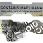 2,000 Dog Bone California Contains Marijuana Silver Chrome Tamper Proof Labels Seal Sticker, Dogbone Size 1.75" x 0.375" (44mm x 9mm).