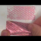 500 Tamper Evident Holographic Bright Red Security Label Seal Sticker, Rectangle 2" x 0.5" (51mm x 13mm).