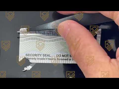 2,000 Semi Destructible Security Label with Holographic Stripe 2" x 1" (51mm x 25mm)