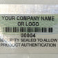 1,000 Security Label with Holographic Stripe Partially Destructible Size 2" x 1" (51mm x 25mm). >Click on item details to customize.