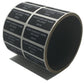 250 Non Residue Black Tamper-Evident Stickers TamperGuard® Security Label Seal , Rectangle 1.5" x 0.6" (38mm x 15mm) >Click on item details to customize.