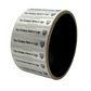 5,000 Non Residue Silver Matte Chrome Tamper-Evident Stickers TamperGuard® Security Label Seal , Dogbone Shape Size 1.75" x 0.375 (44mm x 9mm) >Click on item details to customize.