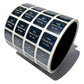 5,000 Black Tamper Evident Security Holographic Label Seal Sticker, Square 0.75"(19mm). CustomPrinted. >Click on item details to Customize.
