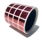 2,000 Red Tamper Evident Security Holographic Label Seal Sticker, Square 0.75" (19mm). CustomPrinted. >Click on item details to Customize.
