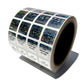 5,000 Silver Tamper Evident Security Hologram Label Seal Sticker, Rectangle .75" x 0.6" (19mm x 15mm). CustomPrinted. >Click on item details to Customize.