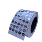 5,000 Metallic Tamper Evident Security Labels Silver Bright TamperVoid® Seal Sticker, Round/ Circle 0.75" diameter (19mm). Custom Printed. >Click on item details to customize.