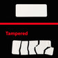 2,000 Destructible White Security Labels 2" x 0.75" (51mm x 19mm).