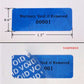 10,000 Tamper Evident Blue Security Labels TamperColor Seal Sticker, Rectangle 1.5" x 0.6" (38mm x 15mm). Printed: Warranty Void if Removed + Serialization