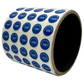 1,000 Tamper Evident Blue Security Labels TamperColor Seal Sticker, Circle 0.5" (13mm). Printed: Warranty Void if Removed + Serialization