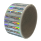 5,000 Tamper Evident Rainbow Security Labels TamperColor Seal Sticker, Dogbone Shape Size 1.75" x 0.375 (44mm x 9mm). Printed: Warranty Void if Removed + Serialization