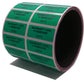 1,000 Tamper-Evident Green Non Residue Security Labels TamperGuard® Seal Sticker, Rectangle 1.5" x 0.6" (38mm x 15mm). Printed: Warranty Void if Removed + Serialized