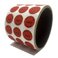 2,000 Tamper Evident Red Non Residue Security Labels TamperGuard® Seal Sticker, Round/ Circle 0.75" diameter (19mm). Printed: Warranty Void if Removed + Serialized