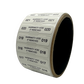 1,000 Tamper Evident White Non Residue Security Labels TamperGuard® Seal Sticker, Dogbone 1.75" x 0.375" (44mm x 9mm). Printed: Warranty Void if Removed + Serialized