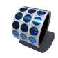 500 Blue Tamper Evident Holographic Security Round Label Seal Sticker TamperMax® Blue, Round/ Circle 0.625" diameter (16mm). Printed: Warranty Void if Removed + Serialization