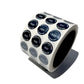 1,000 Black Tamper Evident Holographic Security Round Label Seal Sticker TamperMax®, Circle 0.5" diameter (13mm). Printed: Warranty Void if Removed + Serialization