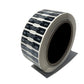 250 Black Tamper Evident Holographic Security Label Seal Sticker, Dogbone 1.75" x 0.375" (44mm x 9mm). Printed: Warranty Void if Removed + Serialization
