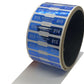 250 Blue Tamper Evident Holographic Security Label Seal Sticker, Dogbone 1.75" x 0.375" (44mm x 9mm). Printed: Warranty Void if Removed + Serialization